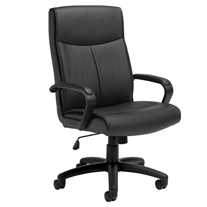 GOF Luxhide High Back Office Chair, Swivel Tilt Seating w/ Ergonomic Support gallery