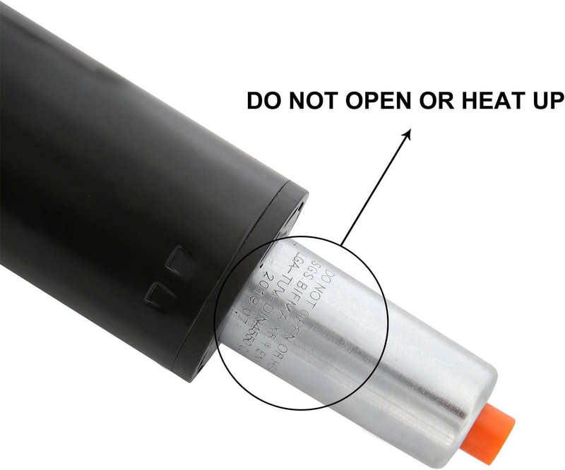 Black Office Chair Gas Lift Cylinder Replacement, 10.5" to 15.5“ (5" Stroke), Un gallery
