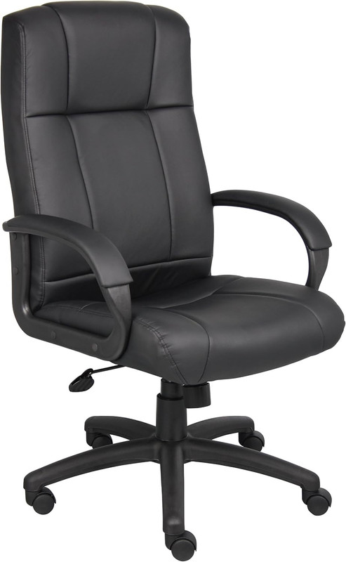 Caressoft Executive High Back Chair in Black, High-Back (B7901)