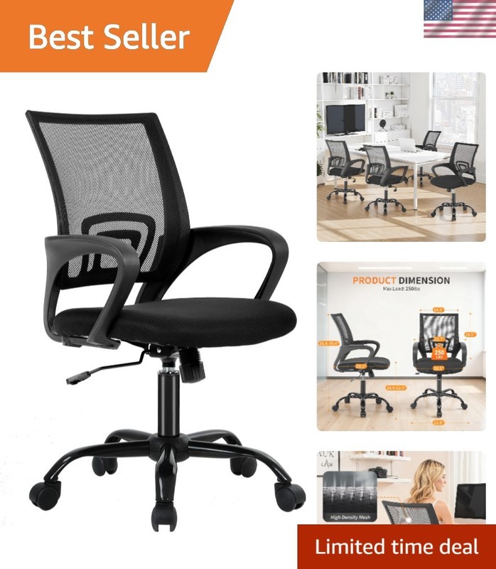 Modern Executive Swivel Desk Chair – Ergonomic Mesh Stools for Back Pain Relief