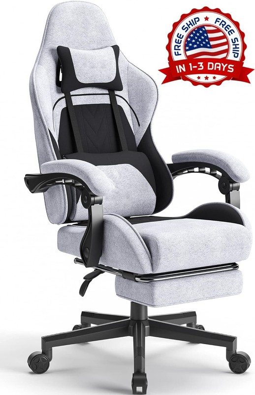 Silla Gamer De Oficina Escritorio Ergonomica Ajustable Para Computadora 220 lbs gallery