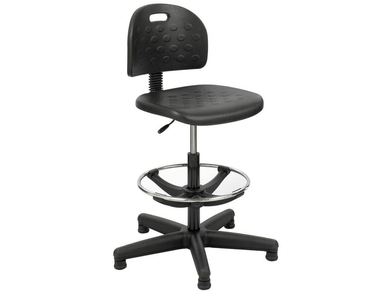 Safco 6912 Soft Tough Deluxe Workbench Chair - Supports Up to 250 lb - 22" to 32