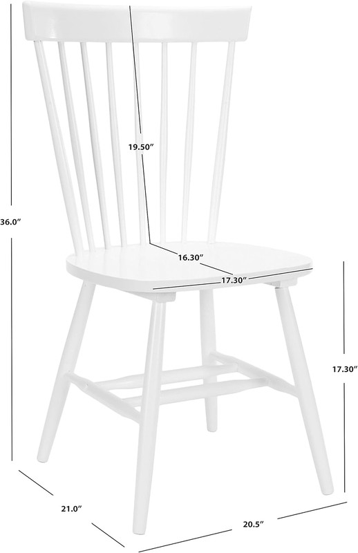 Parker Parkse Modern White Side Chair for Stylish Living Spaces gallery