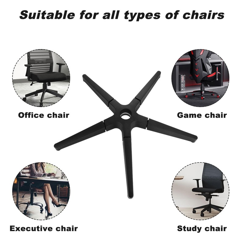 Office Chair Base Parts Heavy Duty, Bear Capacity 2200 lbs, 28 Inch Desk Chai... gallery