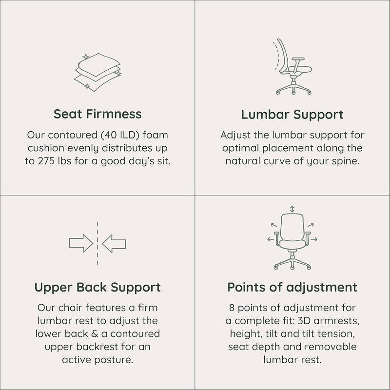 Branch Ergonomic Chair - a Versatile Desk Chair with Adjustable Lumbar Support, gallery