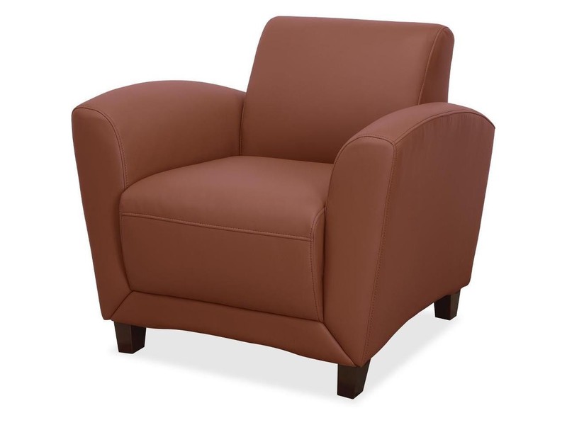 Lorell Club Chair 34-1/2"x36"x31-1/4" Tan 68948 gallery