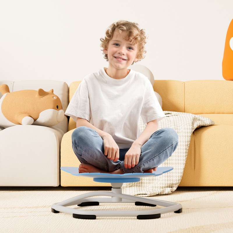 Sit+ Spin 360°Sensory Spinning Seat Swivel Toy Kids elephant Wobble Chair Stool