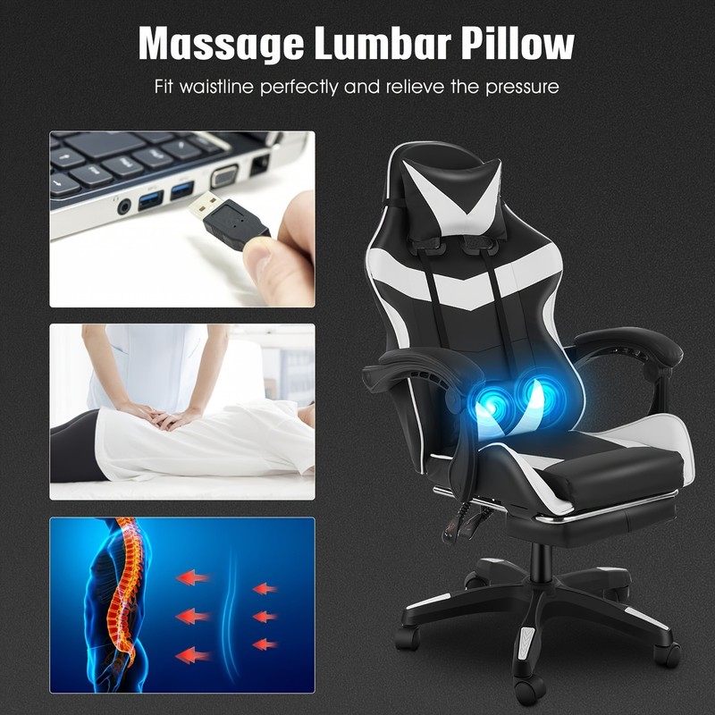 Sit Like a Legend 💺 RGB Gaming Chair • Massage • Footrest • Recliner 135 gallery