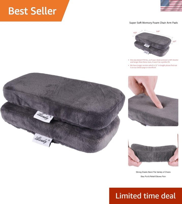 Soft Polyester Armrest Covers – Ergonomic Design for Office & Gaming Chairs
