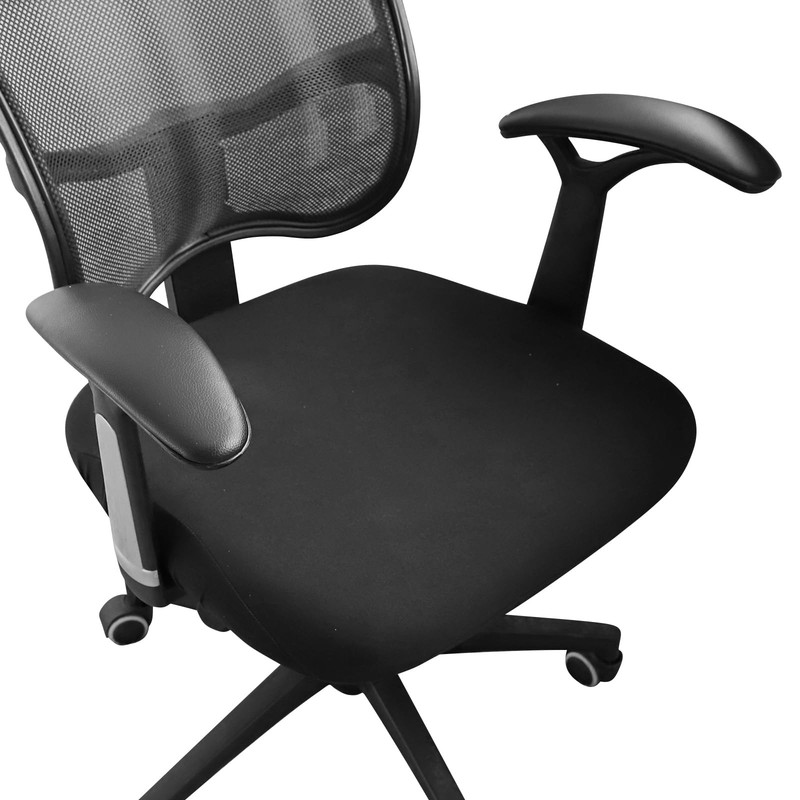 FORCHEER Office Chair Seat Covers Spandex Cover, Soft Black New