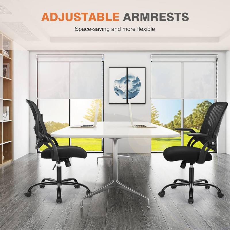 Office Computer Desk Chair, Ergonomic Mid-Back Mesh Rolling Work Swivel Task Cha gallery
