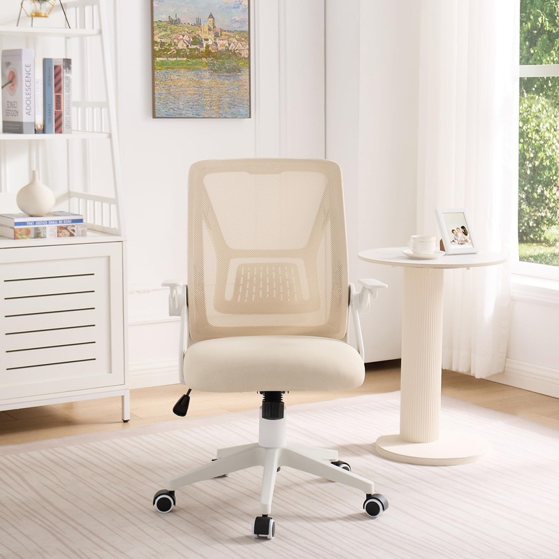 Mid-Back Swivel Ergonomic Office Chair with Adjustable Arms Mesh Lumbar Suppo... gallery