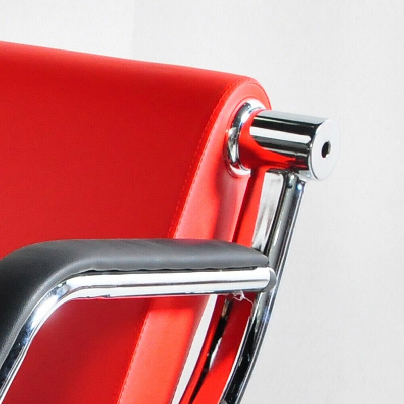 Set of 2 PU Leather Conference Chairs Waiting Room Reception w/ Steel Frame gallery