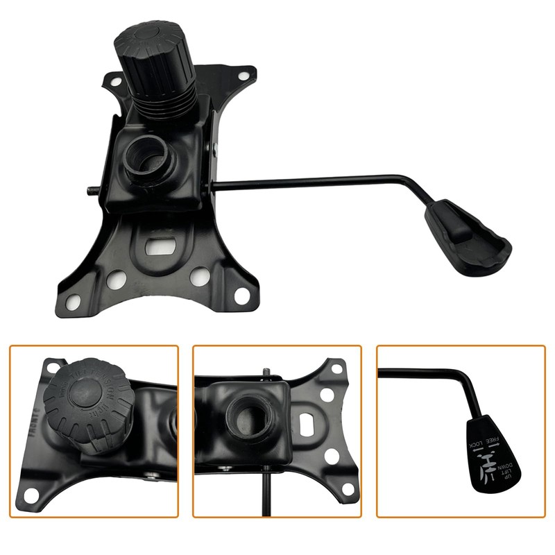 Office Chair Tilt Control Mechanism Replacement Heavy Duty Swivel Base Plate Con gallery