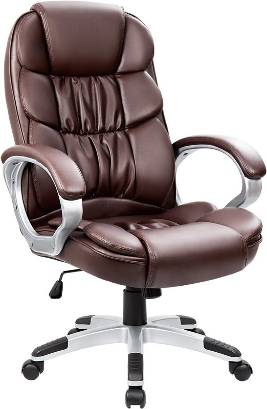 PU Leather Adjustable Height Modern Executive Swivel Task Chair Computer Chair