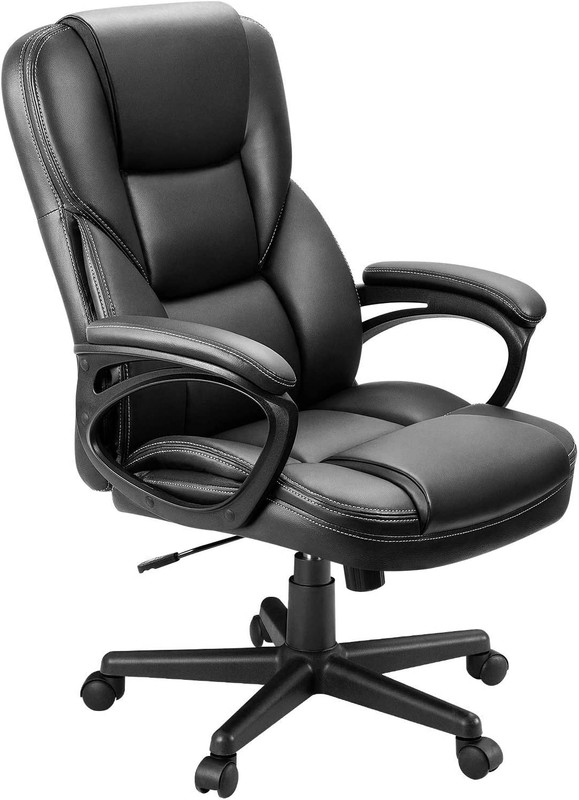 Serta Big & Tall Office Chair Bonded Leather Black FREE SHIPPING gallery