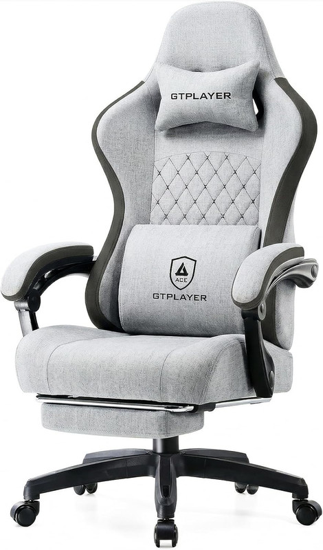 Gaming Chair, Computer Office Chair with Pocket Spring Cushion, Linkage Armrests gallery