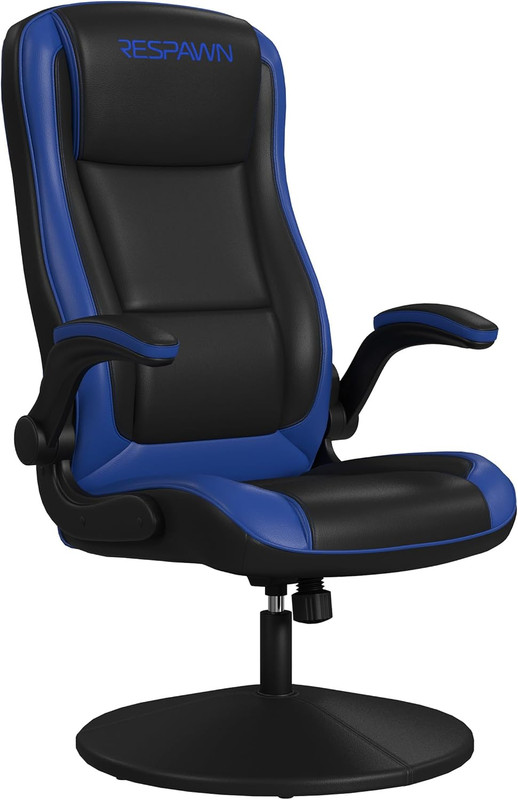 RESPAWN 800 Swivel Rocker Gaming Chair – Ergonomic Floor Gaming Seat with Lumbar