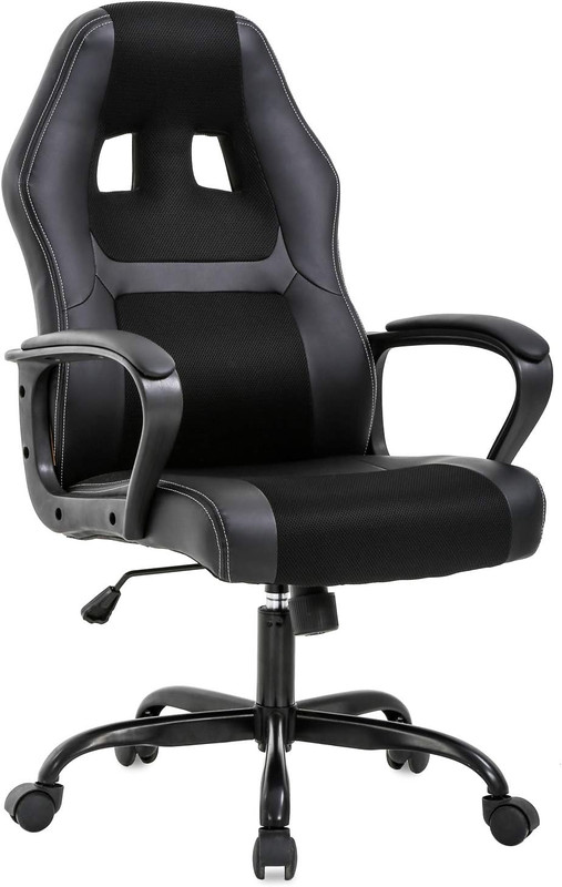 Office Chair PC Gaming Chair Cheap Desk Chair Ergonomic PU Leather Executive Com