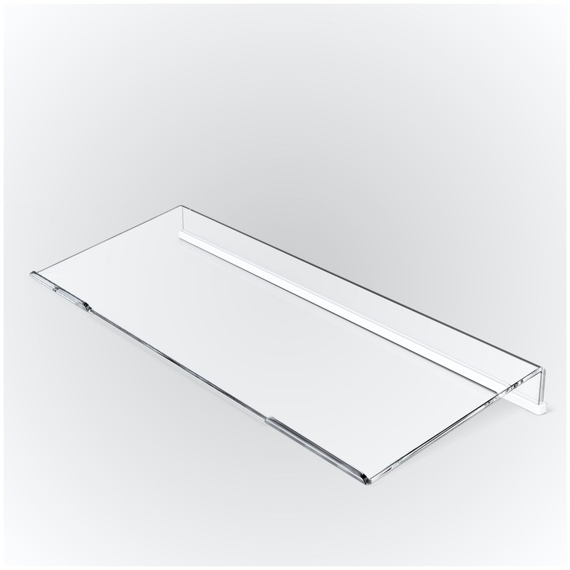 Ergonomic Computer Keyboard Stand Clear Acrylic Tilted Riser Keyboard Tray