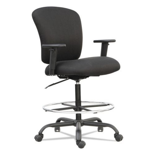 Alera ALEMT4610 Mota Series Big & Tall Stool, Black