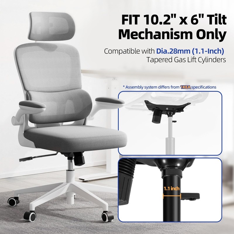 Heavy Duty 500lbs Office Chair Tilt Control Mechanism Parts with 6" x 10.2" M... gallery