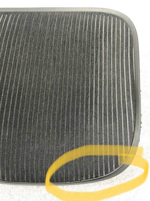Herman Miller Aeron Size B Blemished Black Seat Mesh With New Insert Seat Foam. gallery