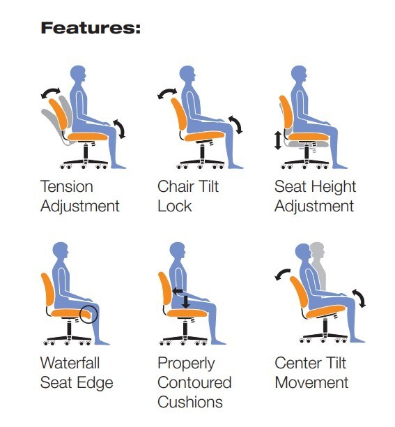 GOF Luxhide High Back Office Chair, Swivel Tilt Seating w/ Ergonomic Support gallery