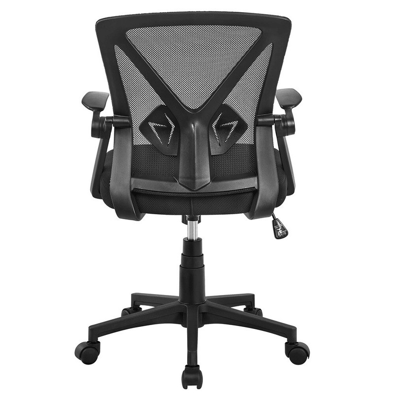 Adjustable Ergonomic Mesh Office Chair W/ 90° Flip-up Armrests S-shaped Back Hot gallery