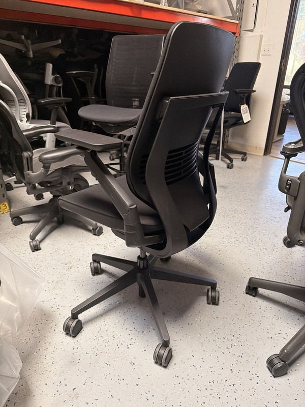 Steelcase Gesture Chair - Black Fabric - Seller refurbish gallery