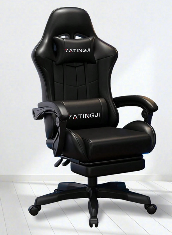 Gaming Chair Recliner Racing-Style Ergonomic Office Chair With Footrest