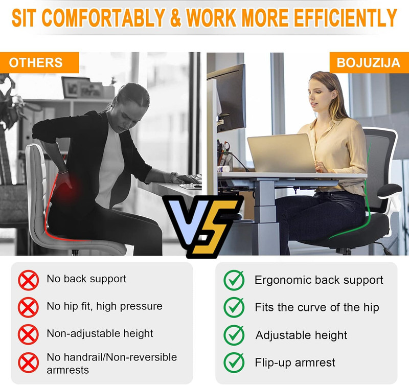 Ergonomic Drafting Chair,Standing Computer Desk Chair,Foot Ring,With Flip-Up Arm gallery
