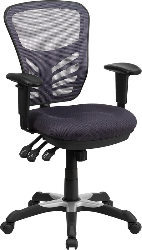 Nicholas Mid-Back Swivel Office and Gaming Chair, Ergonomic Mesh Office Chair wi
