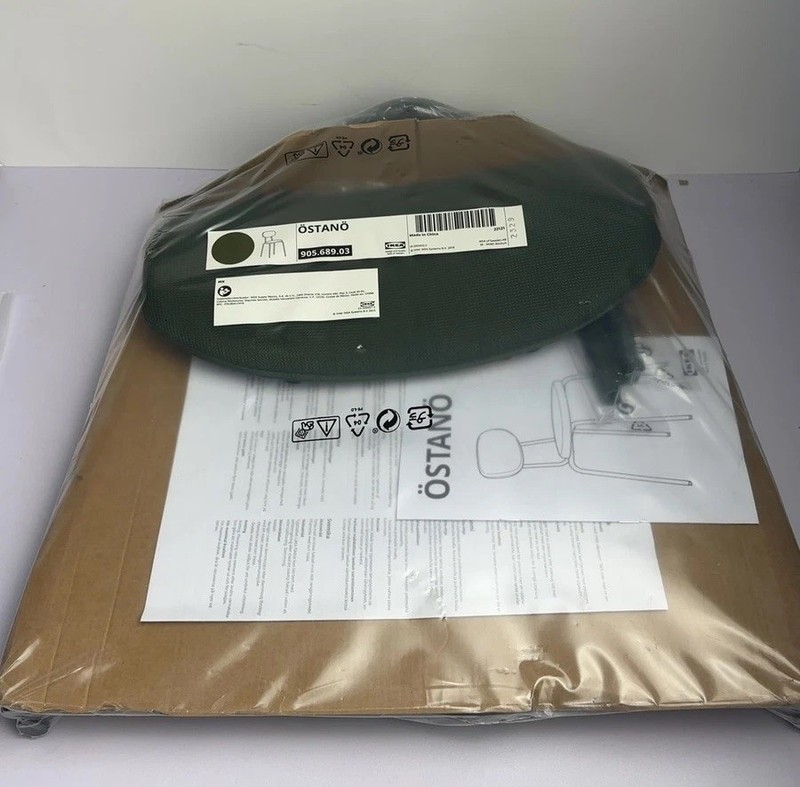 IKEA ÖSTANÖ Chair Green NEW in Box, Modern Office Adjustable Desk Chair