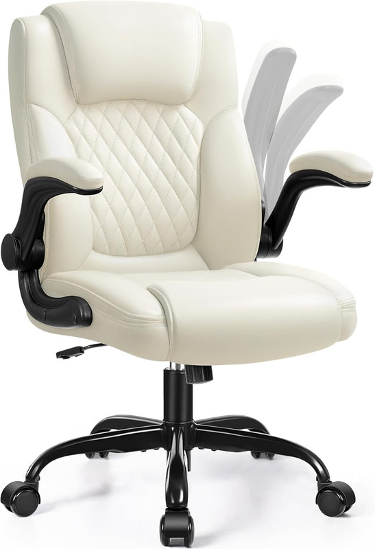 PU Leather Office Chair Ergonomic Swivel Desk Gaming Chair Wheels
