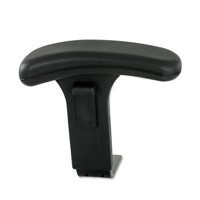 Pemberly Row Contemporary Adjustable T-Pad Arm Kit for Uber Task Chair
