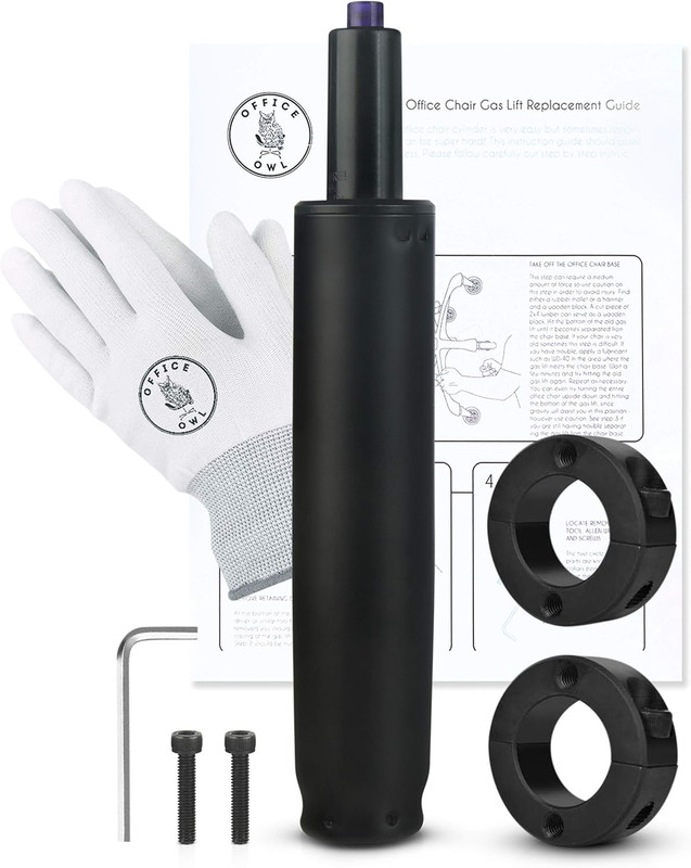 Office Chair Gas Cylinder Replacement Kit, Heavy Duty Class 4 Hydraulic Piston f