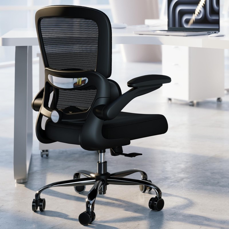 Office Chair – Ergonomic Desk Chair with Adjustable Lumbar Support, Mesh Comp…