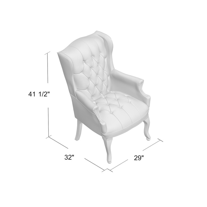 Boss Wingback Traditional Guest Chair In Burgundy MODEL # B809-BY gallery