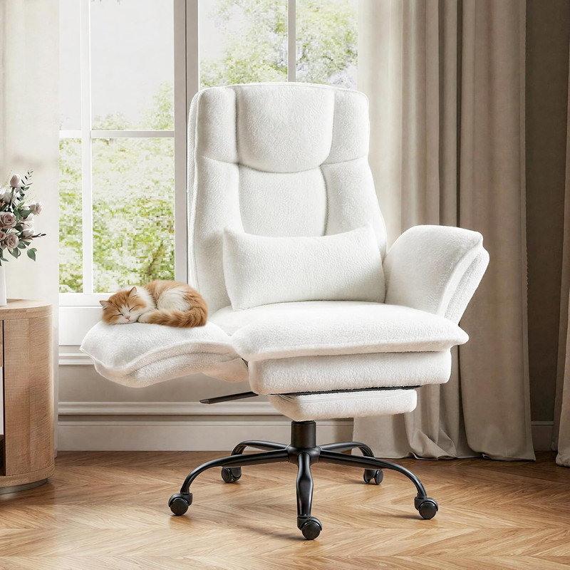 Office Chair,Big and Tall Heavy-Duty Executive Reclining Computer Gaming Chair w
