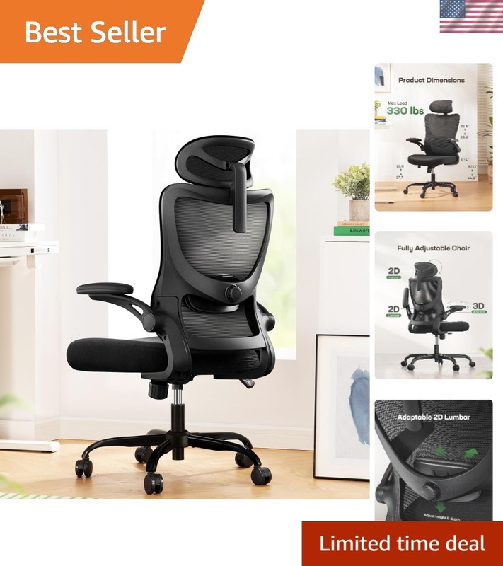 Ergonomic Office Chair: Office Desk Chair with High Back Mesh and Adjustable …