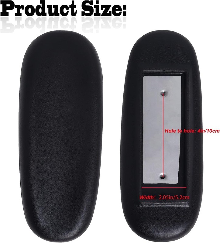 Office Chair Arm Rest Replacement Fits All Styles of Arms with 4" Mounting Ho... gallery