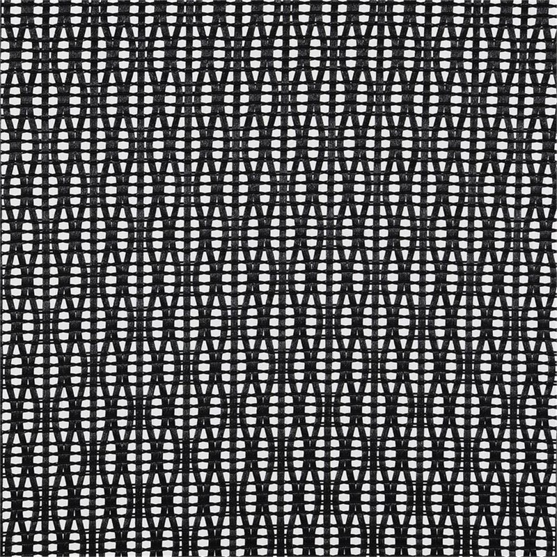 Black Mesh Back and Black Fabric Seat with Adjustable Arms on Black Nylon Base gallery