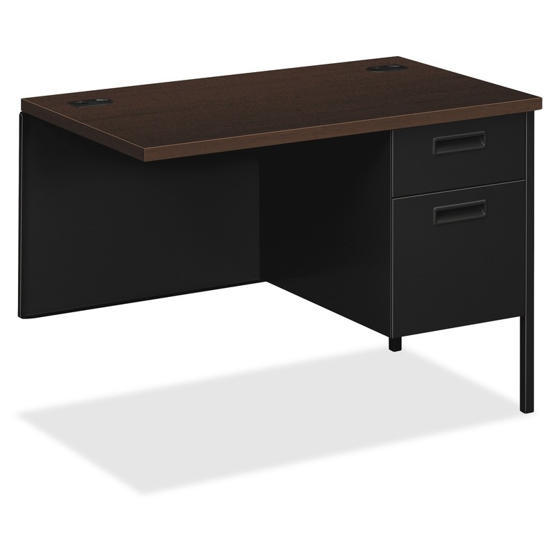 The Hon P3235RMOP Right Return 42"x24"x29.5" Mocha Steel