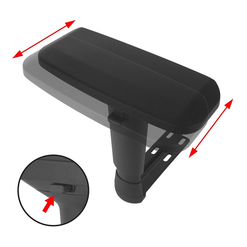 Replacement Adjustable Arms Armrest Pair Upright Bracket with Pads Fits Most ... gallery