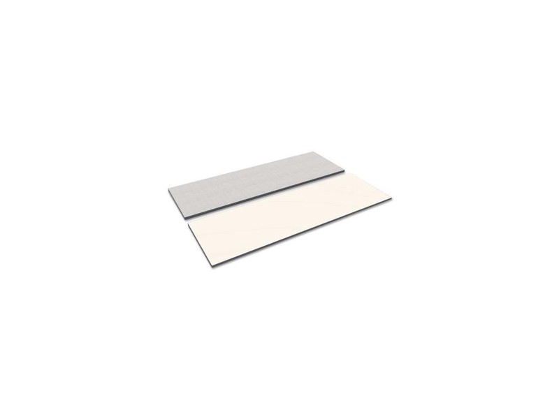 Reversible Laminate Table Top, Rectangular, 71 1/2w X 29 1/2d, White/gray