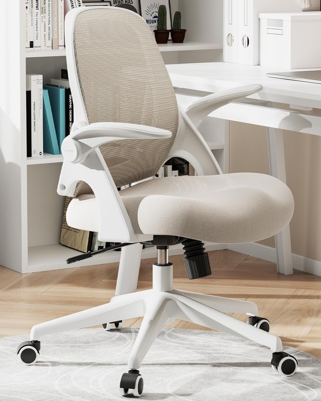 Stylish Penguin Design Desk Chair with Memory Foam Cushion and Mesh Backrest gallery
