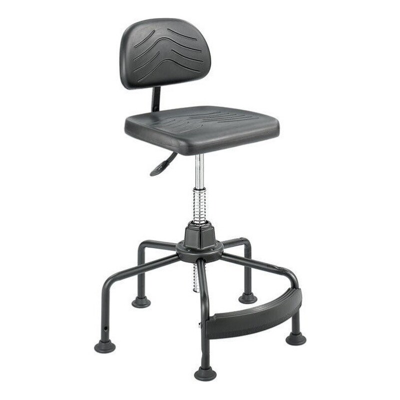 Safco Task Master Economy Industrial Drafting Chair in Black