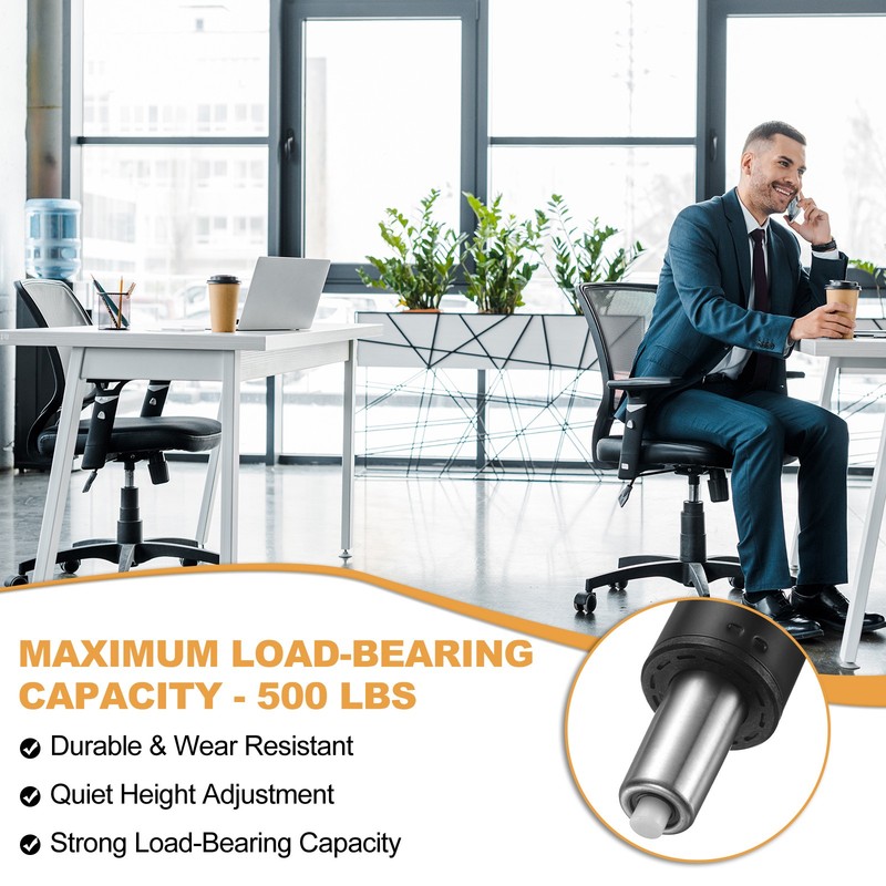 Office Chair Gas Cylinder, 20.1" Class 3 Gas Cylinder Replacement, Black gallery