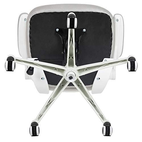Flash Furniture Mid-Back Light Gray Mesh Swivel Ergonomic Task Office Chair with gallery